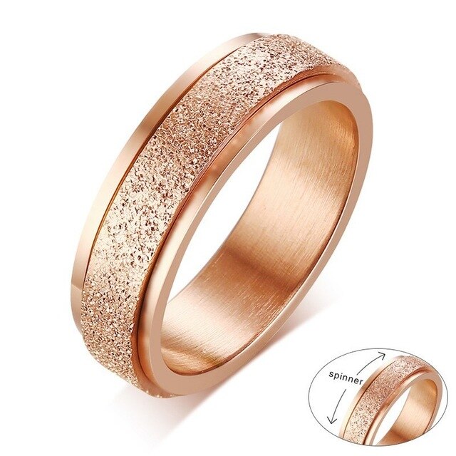 Bague Anti-Stress Anneau Spinner - Élégance et Détente