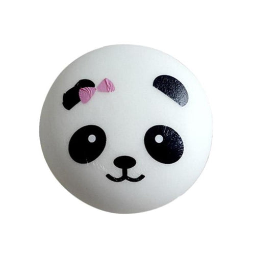 Balle Anti-Stress Squishy Tête Panda - Détente et Apaisement Instantané