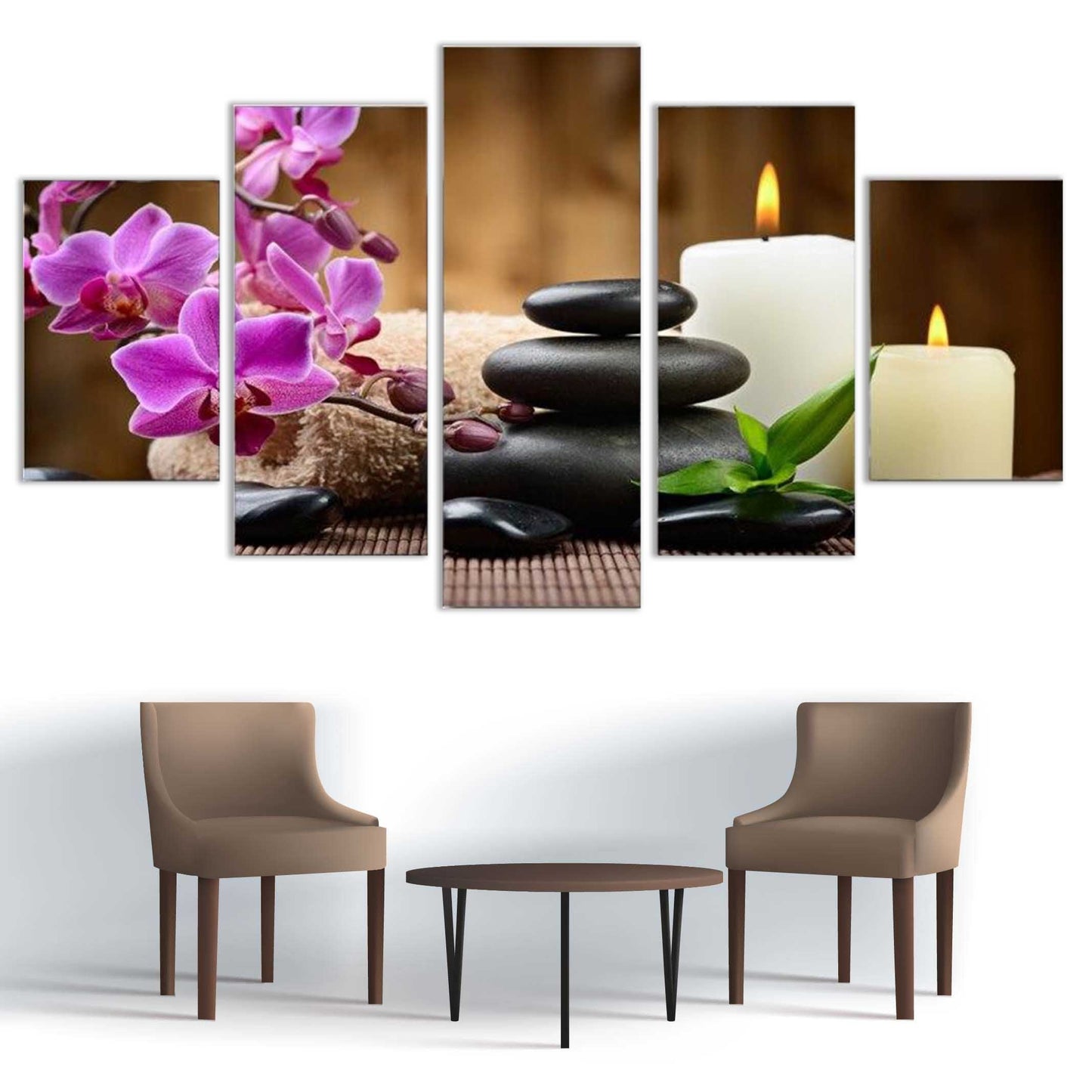 Tableau Zen Galets : Sérénité et Équilibre pour Votre Espace Intérieur