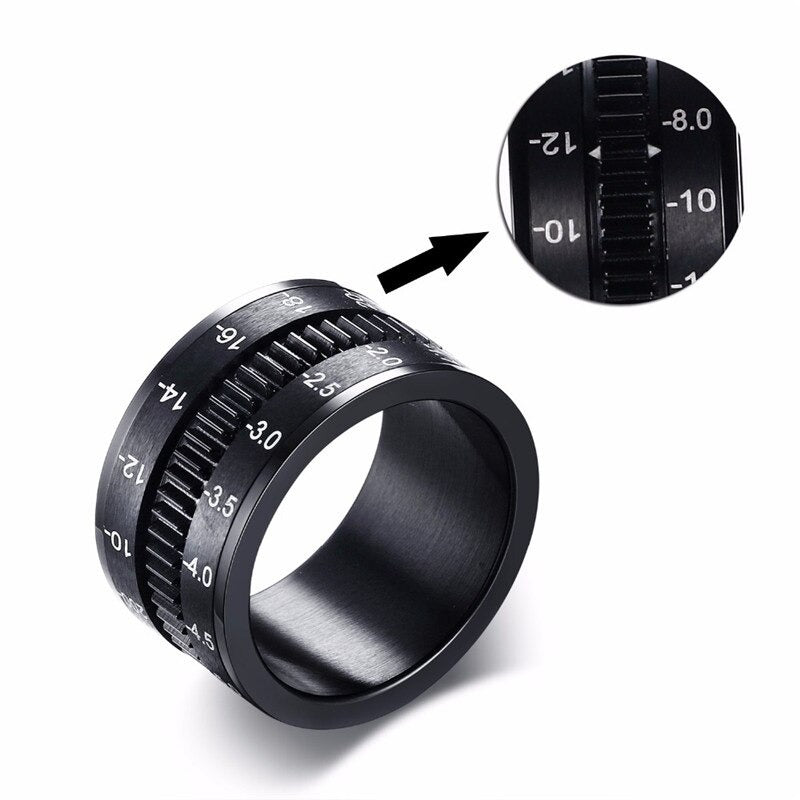 Bague Anti-Stress Photo Élégante et Relaxante