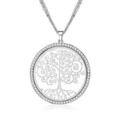 Collier Arbre de Vie Argenté - Élégance intemporelle et symbolisme raffiné