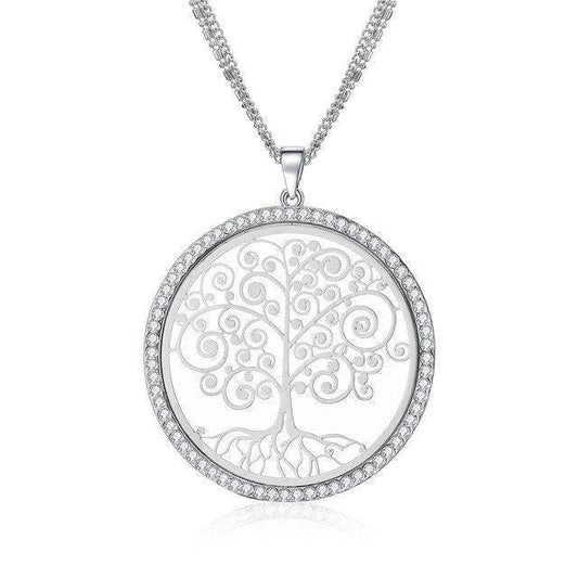 Collier Arbre de Vie Argenté - Élégance intemporelle et symbolisme raffiné