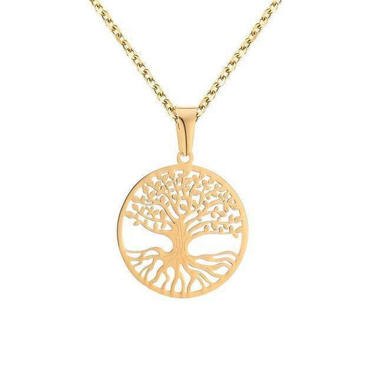 Collier Arbre de Vie Acier Inoxydable