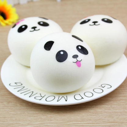 Balle Anti-Stress Squishy Tête Panda - Détente et Apaisement Instantané
