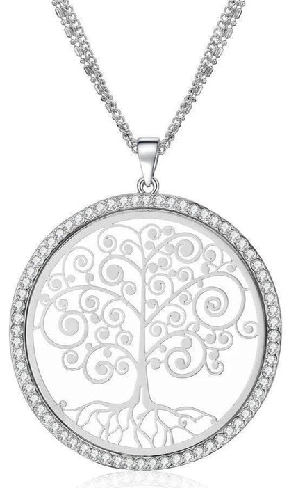 Collier Arbre de Vie Argenté - Élégance intemporelle et symbolisme raffiné