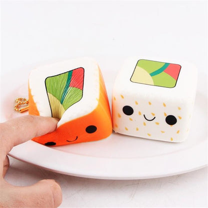 Balle Anti-Stress Squishy Sushis pour une Détente Instantanée