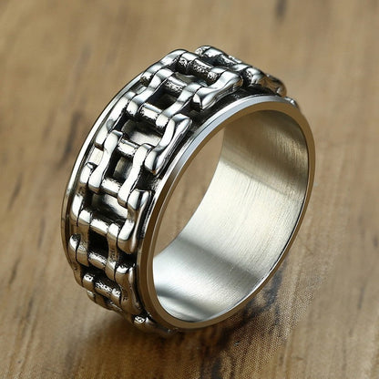 Bague Anti-Stress Anneau Tournant