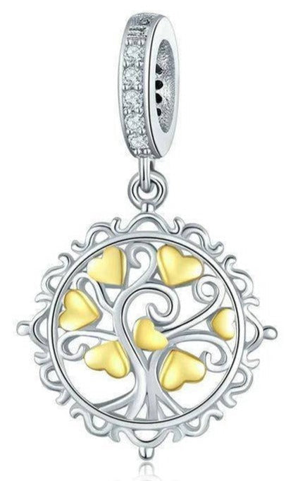 Pendentif Arbre de Vie Amour Éternel en Or - Bijou Symbolique
