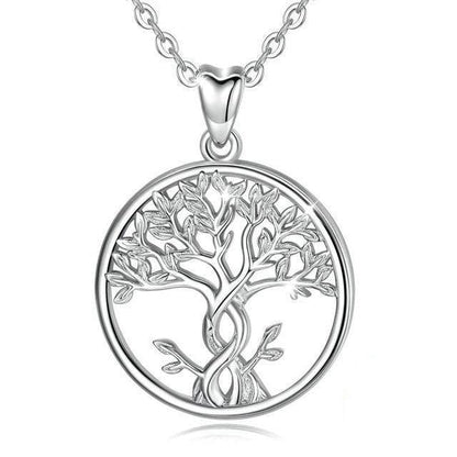 Pendentif Arbre de Vie Celtique en Argent Massif
