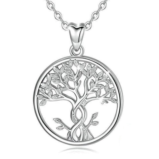 Pendentif Arbre de Vie Celtique en Argent Massif