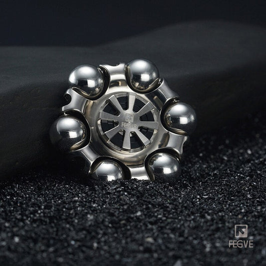 Hand Spinner Titane Bleu : Élégance Durable pour Stress et Concentration