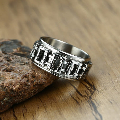 Bague Anti-Stress Anneau Tournant