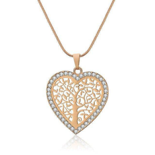 Collier Arbre de Vie Cœur