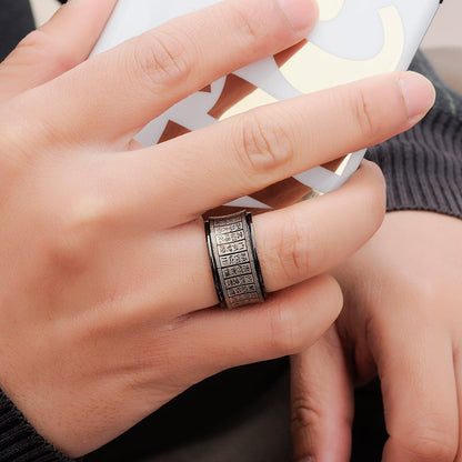 Bague Anti-Stress Symbole Chinois Équilibrant