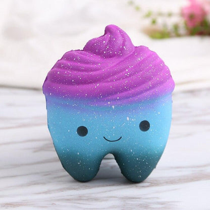 Balle Anti-Stress Squishy Dent - Relaxation et Amusement pour Soulagement Quotidien