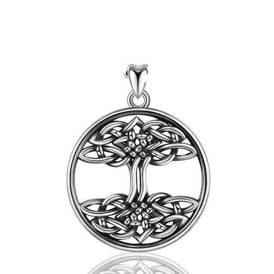 Collier Arbre de Vie Irlandais en Argent Massif