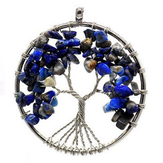 Collier Arbre de Vie Gorge en Lapis Lazuli