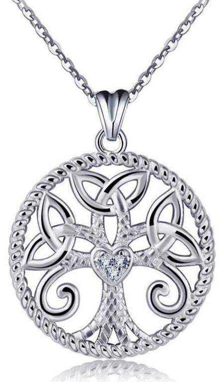 Pendentif Arbre de Vie Argent Celtique