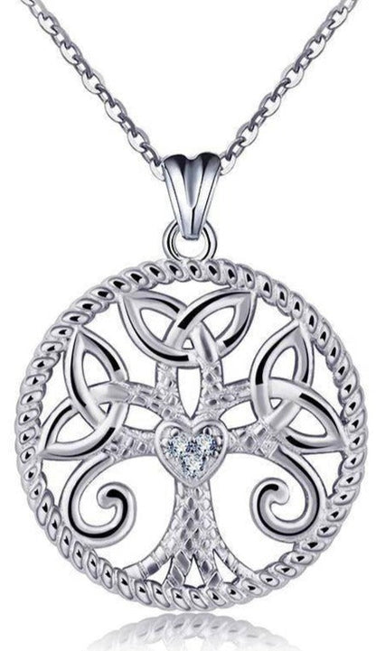 Pendentif Arbre de Vie Argent Celtique