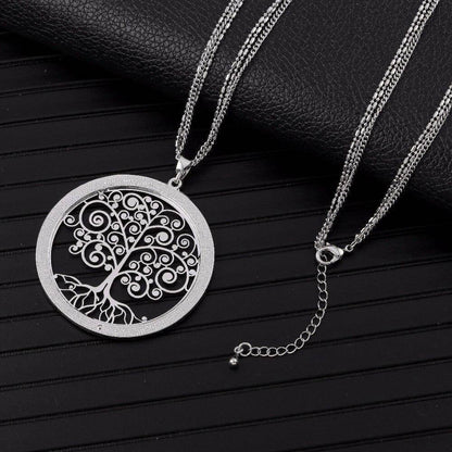 Collier Arbre de Vie Argenté - Élégance intemporelle et symbolisme raffiné