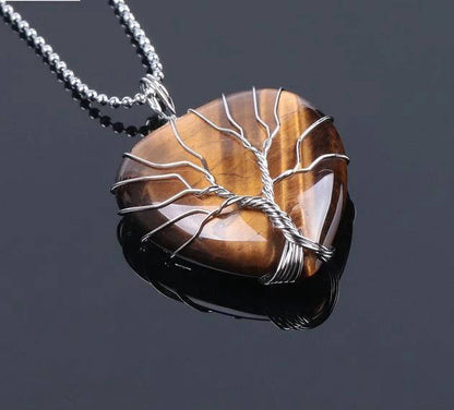 Collier Arbre de Vie 'Amour' : Élégance Symbolique, Énergie Positive