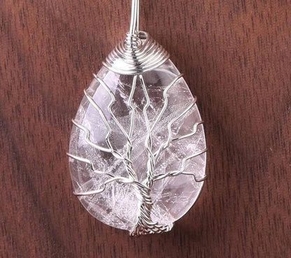 Pendentif Arbre de Vie en Pierre Naturelle