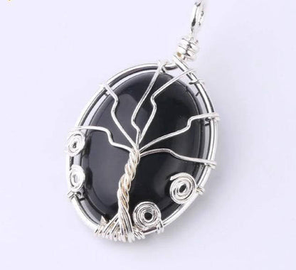 Pendentif Arbre de Vie 'Joyaux Naturels'