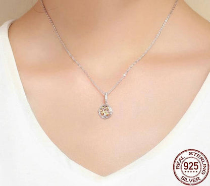 Pendentif Arbre de Vie Amour Éternel en Or - Bijou Symbolique