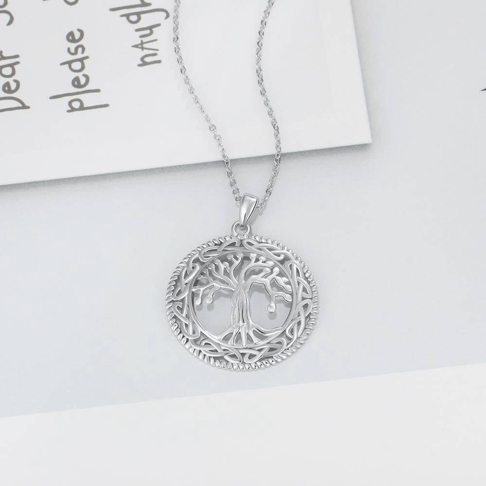 Pendentif Arbre de Vie Celtique : Élegance Mythique, Énergie Positive Assurée