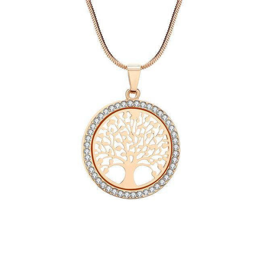 Pendentif Arbre de Vie Doré