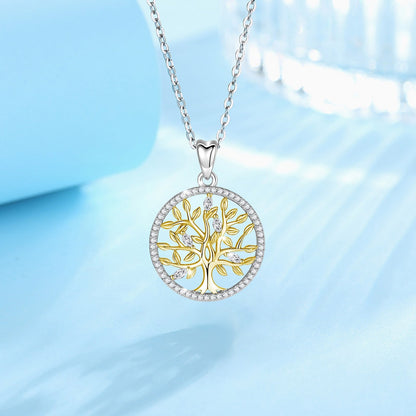 Collier Arbre de Vie en Argent - Symbole de Nature et Élégance
