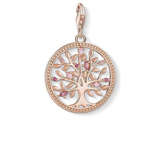 Pendentif Arbre de Vie Rosé