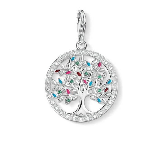Pendentif Arbre de Vie Coloré
