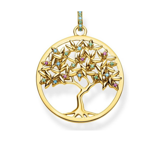 Collier Arbre de Vie Or et Azur - Bijou Élégant et Symbolique
