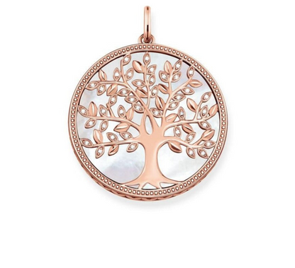 Collier Arbre de Vie Cuivre et Nacre