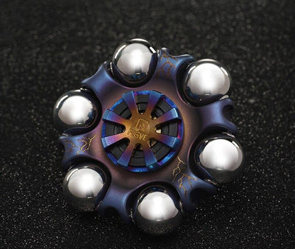 Hand Spinner Titane Bleu : Élégance Durable pour Stress et Concentration