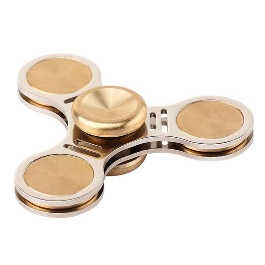 Hand Spinner Titane - Outil Anti-Stress et Concentration