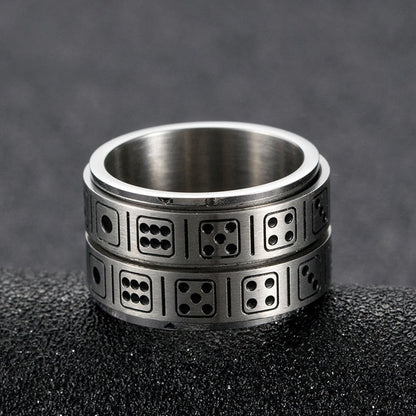 Bague Anti-Stress Chance : Élégance apaisante pour bien-être quotidien!