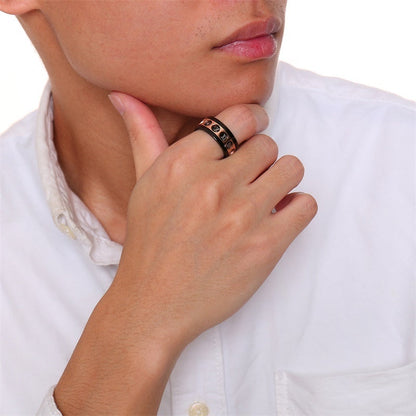 Bague Anti-Stress Chiffre Romain Élégance et Sérénité