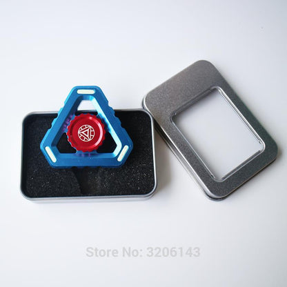 Hand Spinner Triangle Fluo : Éclat, Réduction Stress, Divertissement Lumineux
