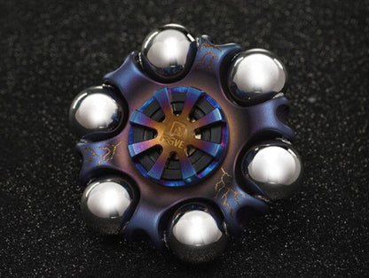 Hand Spinner Titane Bleu : Élégance Durable pour Stress et Concentration