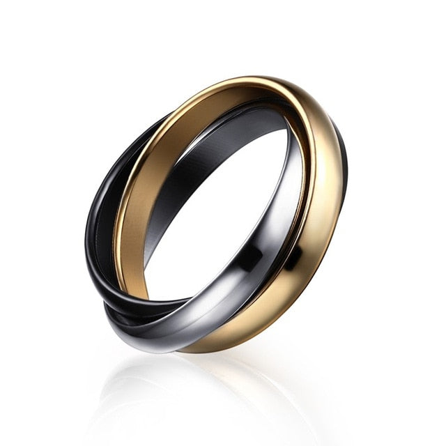 Bague Anti-Stress Anneaux Entrelacés