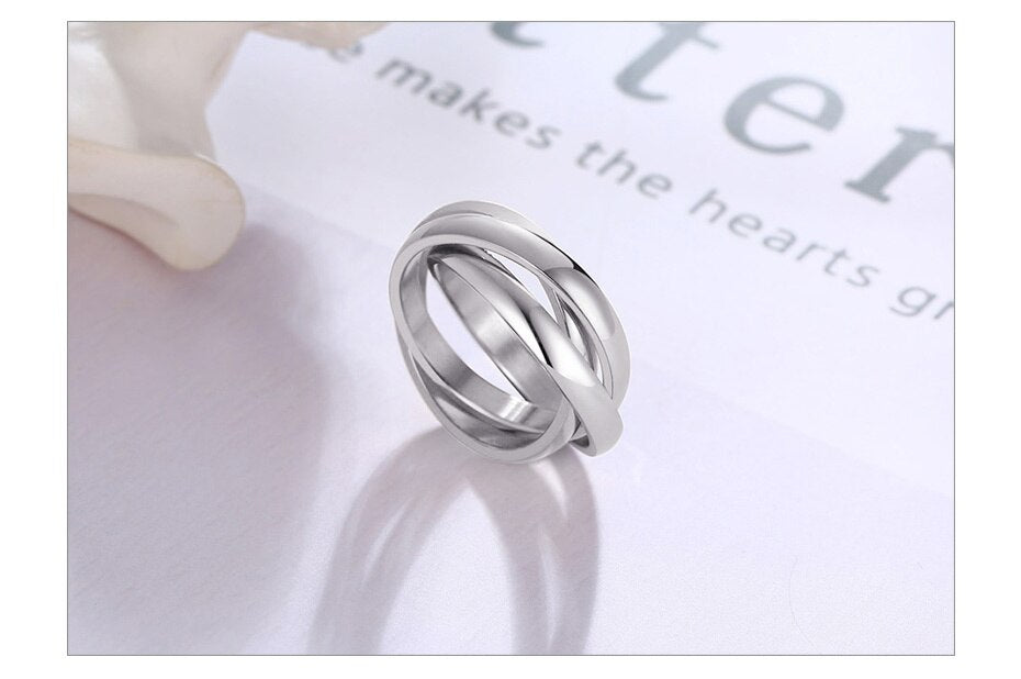 Bague Anti-Stress Anneaux Entrelacés