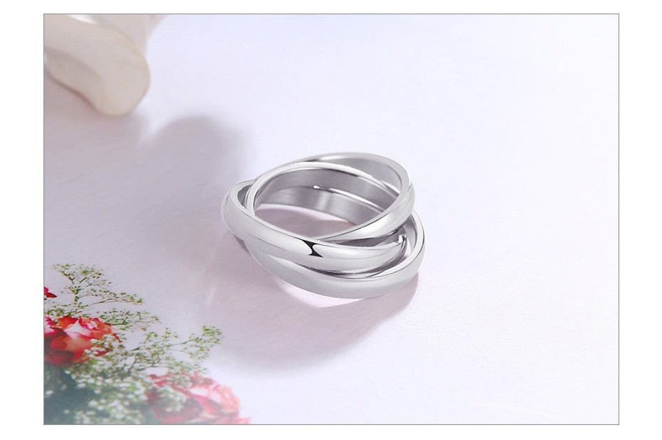 Bague Anti-Stress Anneaux Entrelacés