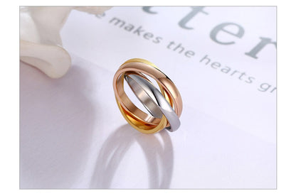 Bague Anti-Stress Anneaux Entrelacés