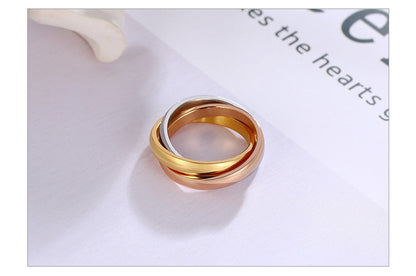 Bague Anti-Stress Anneaux Entrelacés