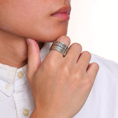 Bague Anti-Stress Anneau Calendrier