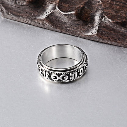 Bague Anti-Stress Mantra Tibétain