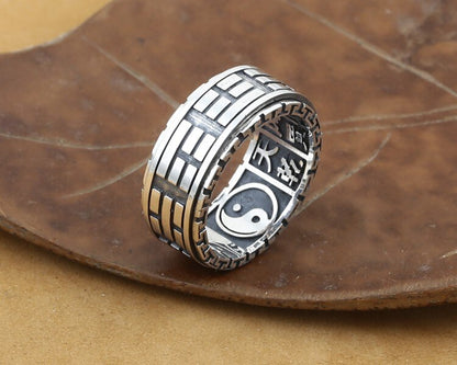 Bague Anti-Stress Argent Feng Shui