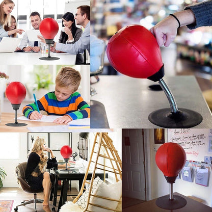 Jouet Anti-Stress Punching Ball de Bureau - Libérez votre stress au travail